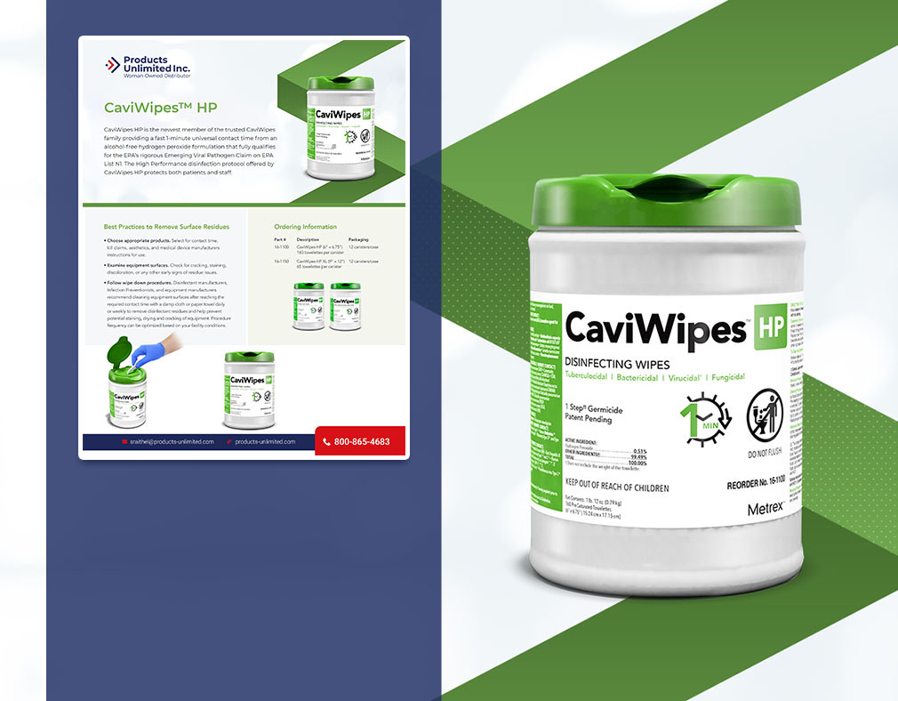 CaviWipes™ HP Disinfecting Towelettes promotion